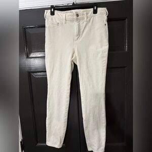 Pilcro Women's Off-White Skinny Jeans